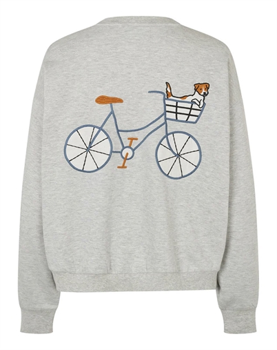 Lollys Laundry - SydneyLL Dog Sweatshirt - Light Grey Melange